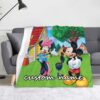 Custom Name Blanket Personalized Disney Mickey Minnie Blanket Baby Birthday Gift Home Decor irqxwn.jpg