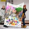 Custom Name Mickey And Friends Blanket Disney Signature Disney Epcot Magic Kingdom ccltdc.jpg