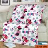 Custom Name Minnie Mouse Blanket Disney Blanket Minnie Mickey Mouse Gifts Characters Sherpa Blanket ldbhqv.jpg