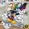 Cute Mickey Fleece Blanket For Bedding Decor