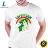 Cute St Patricks Day Rainbow Lepricorn Unicorn Leprechaun T Shirt Tee