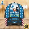 Detroit Lions Mickey Mouse 3D Cap 05 M5PTT0384