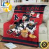 Disney Mickey Mouse Houston Texans Nfl Team Football In Red And Navy Fleece Blanket evxegu.jpg