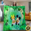 Disney Mickey and Minnie Mouse Disney Fan Gift Happy St Patrick s Day Gift Minnie and Mickey Love with Shamrocks Blanket xoku1m.jpg