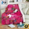 Floral Mickey And Minnie Fleece Blanket For Bedding Decor Fans 1