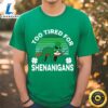 Funny Tired Sloth St. Patrick’s Day Green T Shirt Tshirt