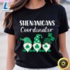 Gnomes Shenanigans Coordinator Funny St Patricks Day T Shirt t shirt