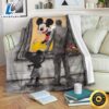 Graphic Walt And Mickey Mouse Fleece Blanket Bedding Decor Fans 1