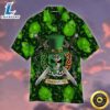 Green Skull Saint Patricks Day Trendy Hawaiian Shirt For