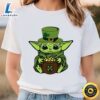 Lucky Baby Yoda Star Wars Movie Funny St Patrick’s Day T Shirt t shirt