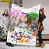 Mickey And Friends Fleece Blanket Mickey Mouse Birthday Gifts WDW Blanket Mickey Ear Blanket Disney Signature Blanket jhzahm.jpg