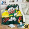 Mickey Plays Ducks Fleece Blanket For Football Fans 1