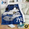 Mickey Plays Yankees Fleece Blanket For Baseball Fans 13 Mickey Plays Yankees Fleece Blanket For Baseball Fans 1