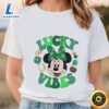 Minnie Mouse Lucky Vibes Shirt, Minnie St Patricks Day 2 Minnie Mouse Lucky Vibes Shirt, Minnie St Patricks Day Tee