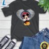 NBA Detroit Pistons The Heart Mickey Mouse Disney Basketball T Shirt Tee