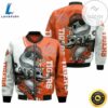 NCAA Clemson Tigers Jack Skellington And Zero Bomber Jacket 3 NCAA Clemson Tigers Jack Skellington And Zero Bomber Jacket