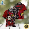 NCAA Louisville Cardinals Hawaiian Shirt Mickey And Floral Pattern 3 NCAA Louisville Cardinals Hawaiian Shirt Mickey And Floral Pattern
