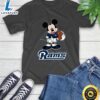 NFL Football Los Angeles Rams Cheerful Mickey Mouse Shirt 3 NFL Football Los Angeles Rams Cheerful Mickey Mouse Shirt Tee