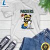 NFL Green Bay Packers Mickey Mouse Disney Super Bowl Football T Shirt Tee
