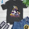 NFL Minnesota Vikings Mickey Mouse Donald Duck Goofy Football Shirt t shirt