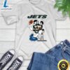 NFL New York Jets Mickey Mouse Disney Super Bowl Football T Shirt Tee