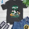 NFL New York Jets Mickey Mouse Donald Duck Goofy Football Shirt Tee