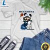 NFL Seattle Seahawks Mickey Mouse Disney Super Bowl Football T Shirt Tshirt