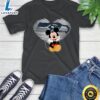 NFL Seattle Seahawks The Heart Mickey Mouse Disney Football T Shirt Tshirt