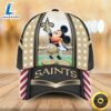 New Orleans Saints Mickey Mouse 3D Cap 05 M5PTT0396
