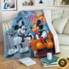 Original & Current Mickey Mouse Fleece Blanket For Bedding Decor Fans 1