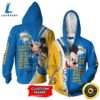 Personalized Los Angeles Chargers Mickey Mouse All Over Print 3D Shirt 3 Personalized Los Angeles Chargers Mickey Mouse All Over Print 3D Shirt