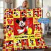 Personalized Mickey Mouse Quilt Blanket Mickey Mouse Fleece lugczb.jpg