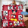 Personalized Mickey Mouse Quilt Mickey Mouse Fleece Blanket Mickey Mouse Birthday Gifts Disney Christmas Gift For Kids qhmryn.jpg