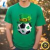 Soccer St Patricks Day Leprechaun Shamrock T Shirt Tshirt