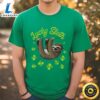 St. Patrick’s Day Lucky Sloth T Shirt t shirt
