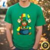 St. Patricks Day Leprechaun And Pot Of Goldcoins T shirt Tee