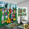 3d Cartoon Disney Curtain Set Waterproof Bath Toilet Cover Rug 3 3d Cartoon Disney Curtain Set Waterproof Bath Toilet Cover Rug