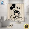 4pcs Minnie Mickey Shower Curtain
