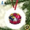 Alabama Crimson Tide Vs Michigan Wolverines College Football Playoff 2024 Rose Bowl Ornament