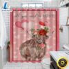 All You Need Is Love Valentines Bathroom Curtain Valentine's Day Highland Cow Bull Bathroom Shower Curtain Sets Bathroom Decor 2 All You Need Is Love Valentines Bathroom Curtain Valentines Day Highland Cow Bull Bathroom Shower Curtain Sets Bathroom Decor