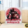 Atlanta Hawks NBA Basketball Captain America Thor Spider Man Hawkeye Avengers Square Pillow 2 Atlanta Hawks NBA Basketball Captain America Thor Spider Man Hawkeye Avengers Square Pillow 1