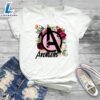 Avengers Floral Crop Tank Avengers Baby Tee Shirt
