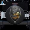 Baby Groot Hold Baby Yoda Zipper Car Spare Tire Covers Gift For Campers Nearkii