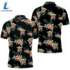 Baby Yoda Hugging Flamingos Seamless Tropical Colorful Flowers On Black Polo Shirt 3 Baby Yoda Hugging Flamingos Seamless Tropical Colorful Flowers On Black Polo Shirt