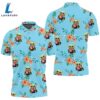 Baby Yoda Hugging Flamingos Seamless Tropical Colorful Flowers On Teal Polo Shirt 2 Baby Yoda Hugging Flamingos Seamless Tropical Colorful Flowers On Teal Polo Shirt