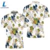 Baby Yoda Hugging Kiwis Seamless Tropical Blue And Green Leaves On White Polo Shirt 3 Baby Yoda Hugging Kiwis Seamless Tropical Blue And Green Leaves On White Polo Shirt