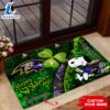 Baltimore Ravens NFL Custom Doormat The Celebration Of The Saint Patricks Day