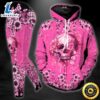 Breast Cancer Awareness Skull Hoodie Leggings Set Survivor Gifts For Women Clothing Clothes Outfits 1