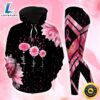 Breast Cancer Awareness Sunflower Hoodie Leggings Set 3 Breast Cancer Awareness Sunflower Hoodie Leggings Set 1