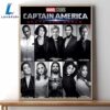 Captain America Brave New World Movie Poster Wall Art Canvas 3 Captain America Brave New World Movie Poster Wall Art Canvas